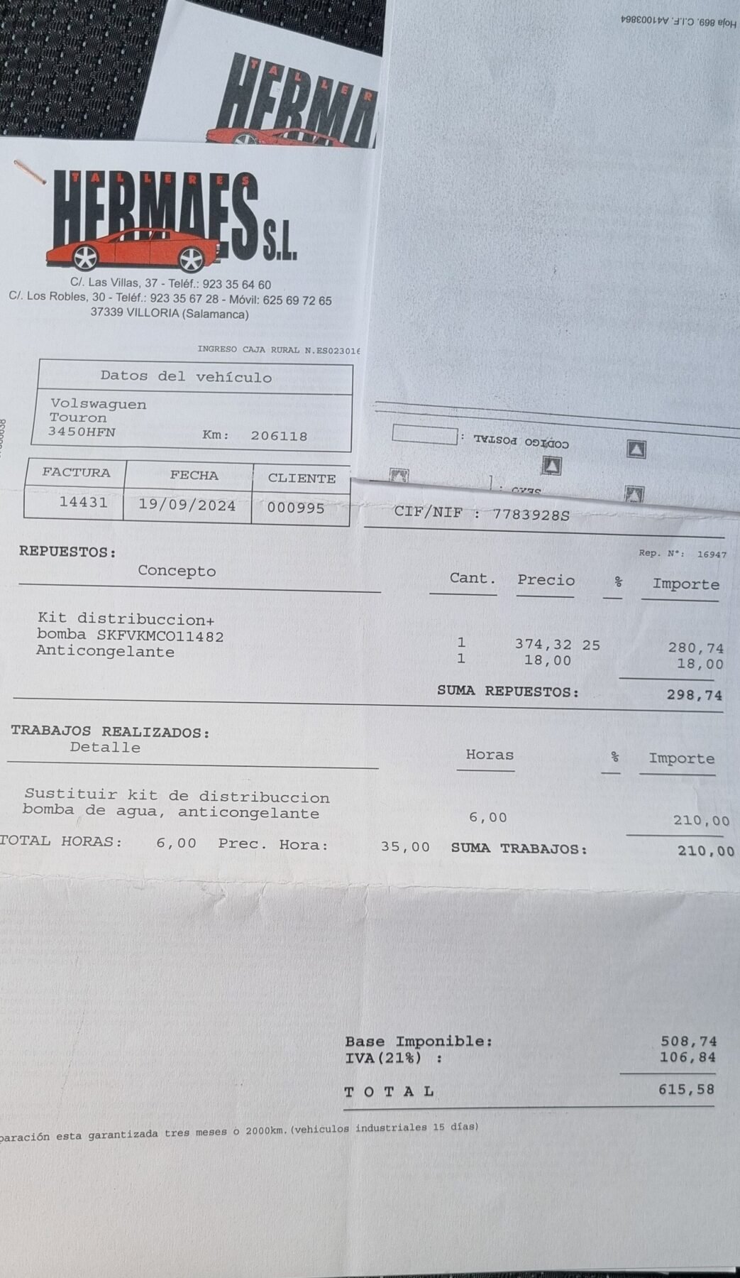 VOLKSWAGEN 1.6 tdi 7 plazas